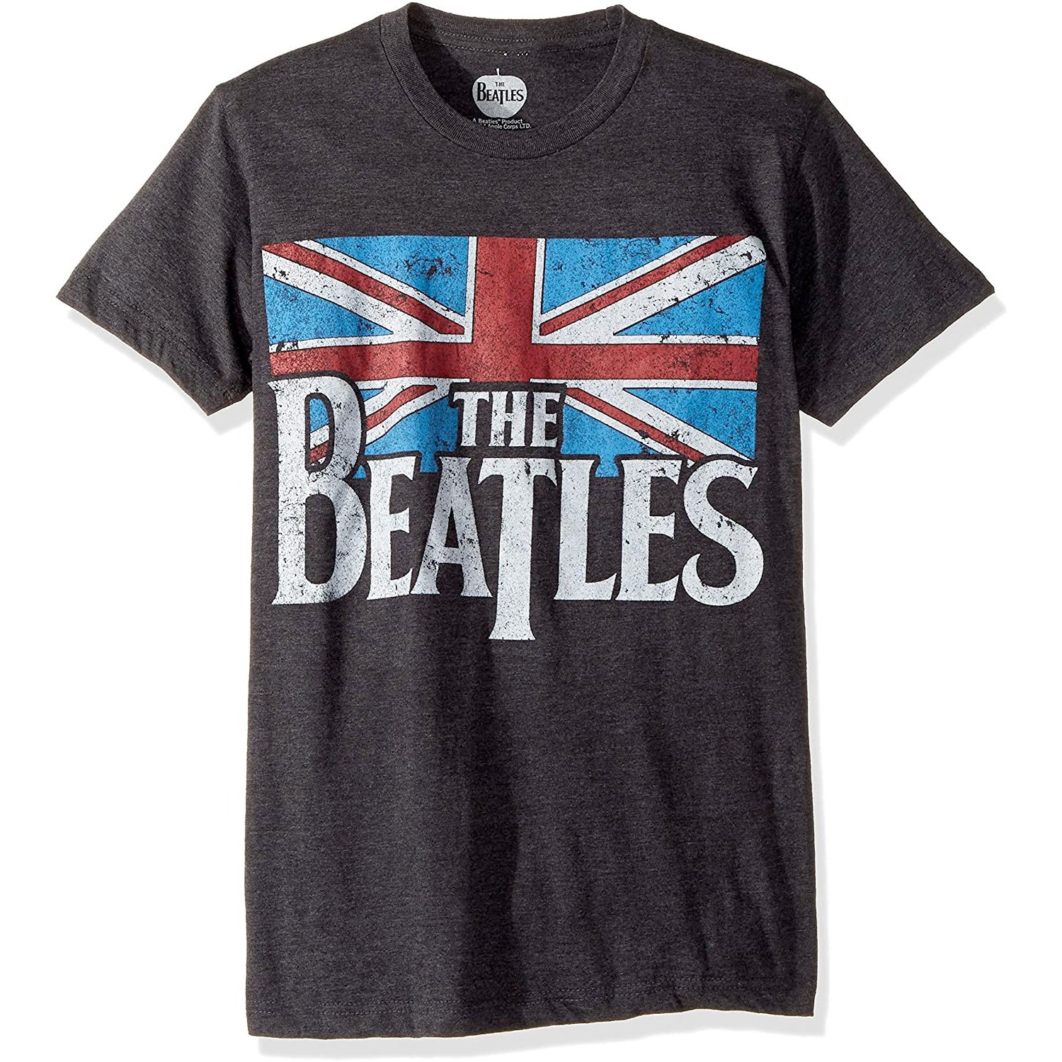 BEATLES DISTRESSED BRITISH FLAG TEE