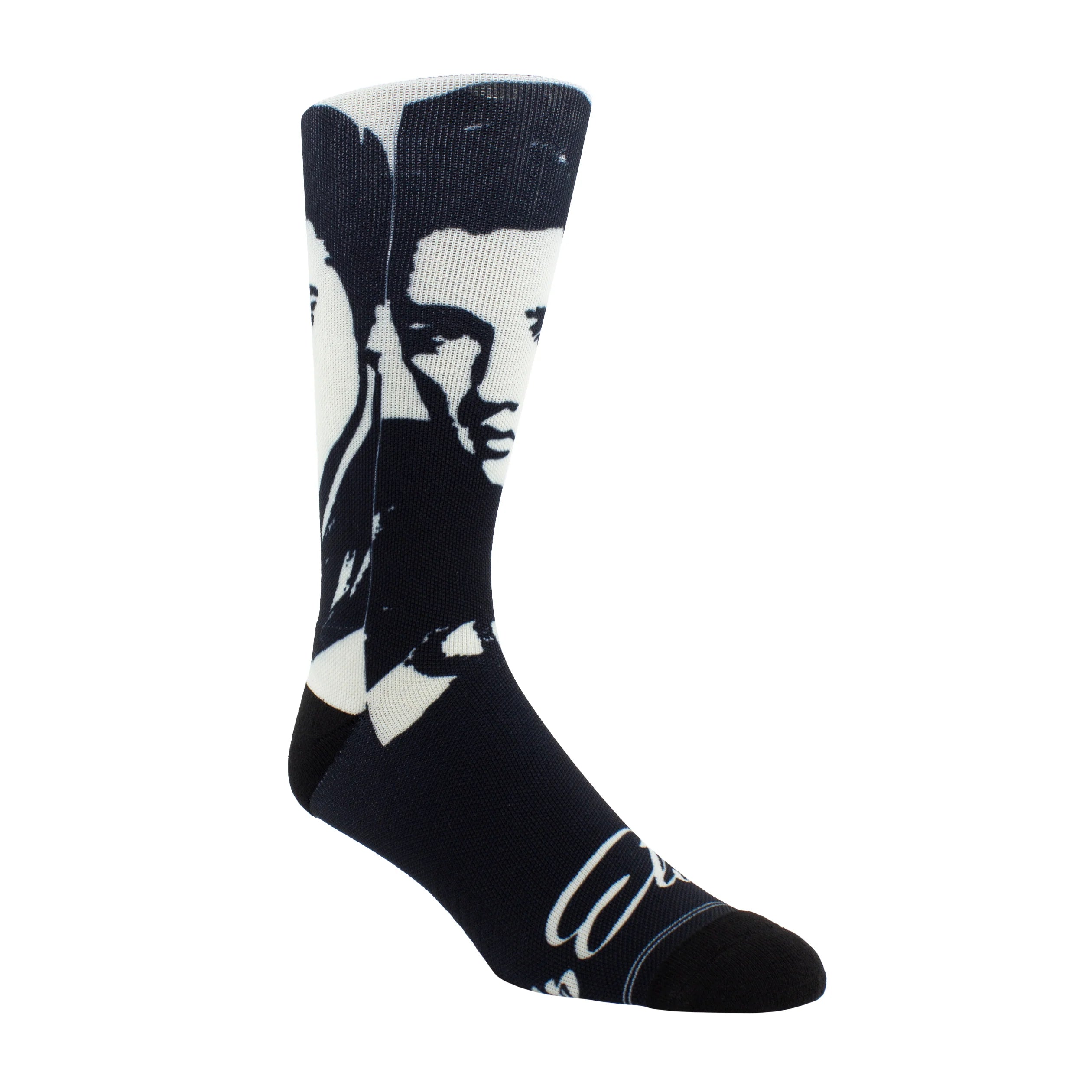 Elvis Presley Portrait Socks - Deaf Man Vinyl