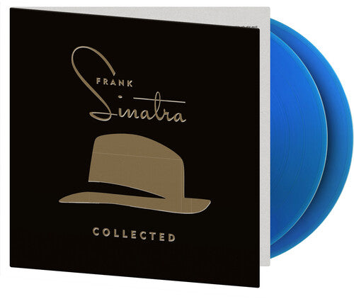 Frank Sinatra Collected blue vinyl record album
