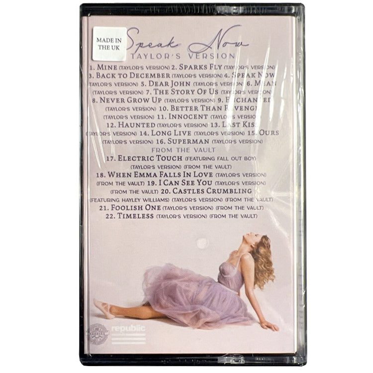 Taylor Swift Speak Now: Taylor’s Version Cassette