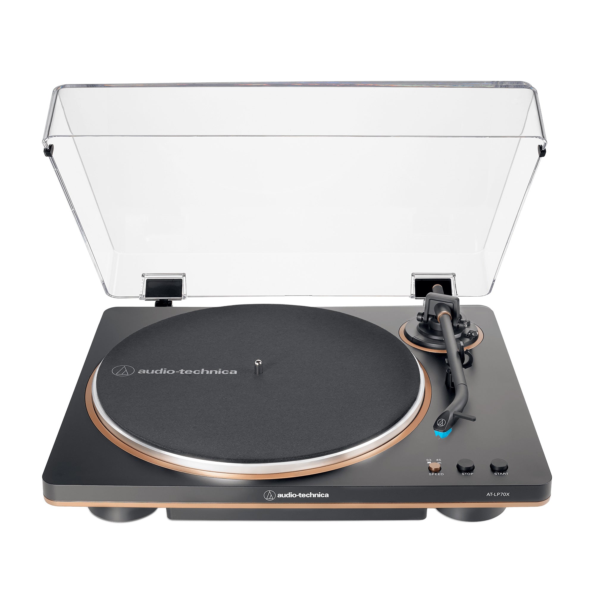 audio-technica LP70X Black/Bronze turntable