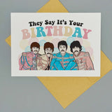 Beatles Birthday Card