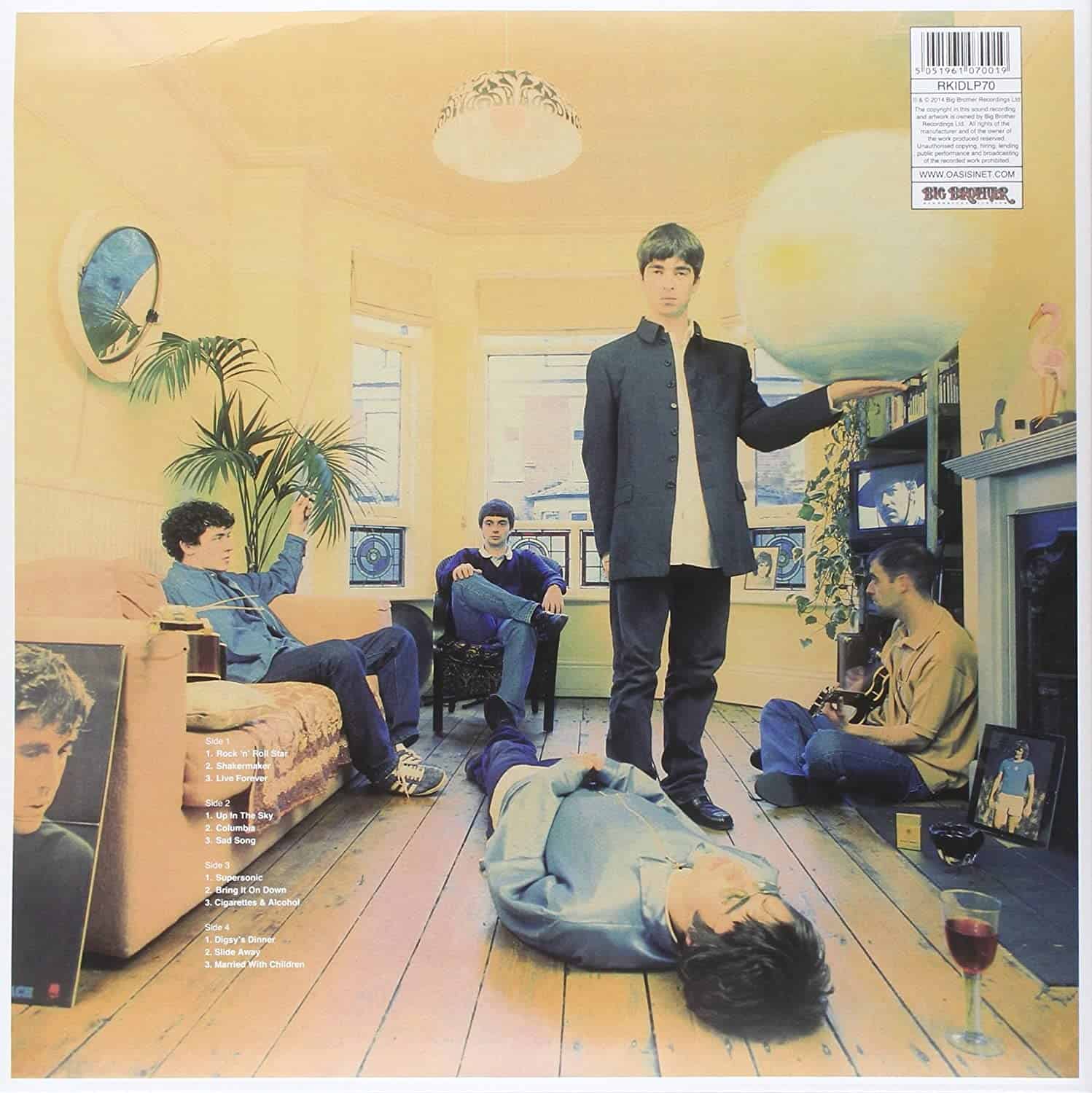 Oasis — Definitely Maybe (2-LP) - Deaf Man Vinyl