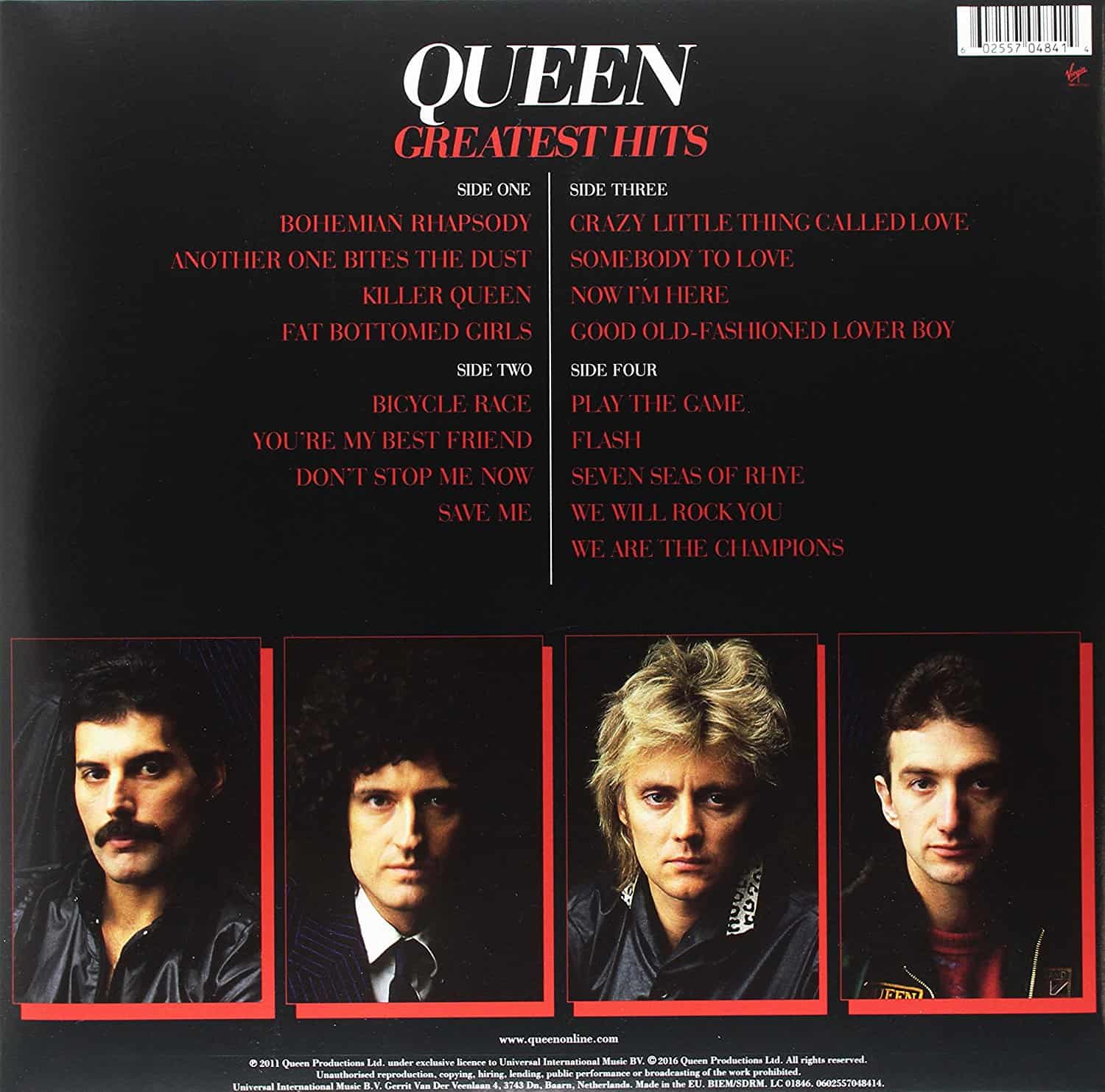 Vinyl, Queen
