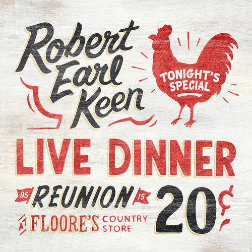 Robert Earl Keen Live Dinner Reunion 2LP