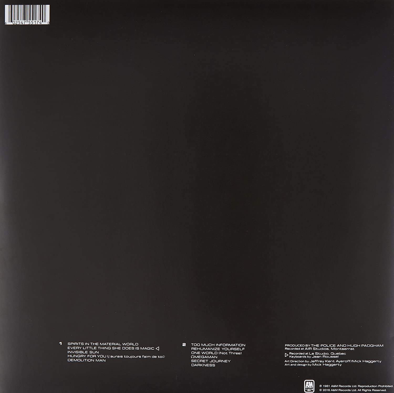 Police — Ghost In The Machine - Deaf Vinyl